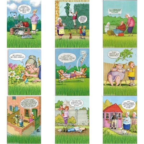 Funny gardening garden card - funny,
