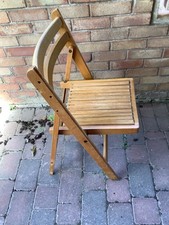 4x Vintage Wooden 1960’s Centa Folding Chairs Rare Folding Chairs Restaurant