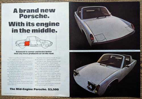 1969 porsche 914 mid - 914, mid-engine
