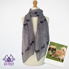 TIBETAN SPANIEL SCARF LADIES