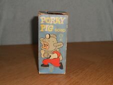PORKY PIG vintage 4.5” soap figure. RARE Looney Tunes 1973 - Made in UK - boxed