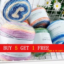 100g Rainbow Soft Cotton Wool
