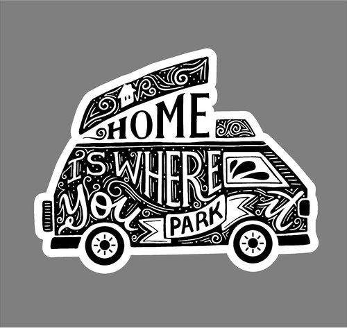 Van graphics stickers decals - van,