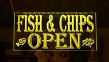 Fish and Chips light up led