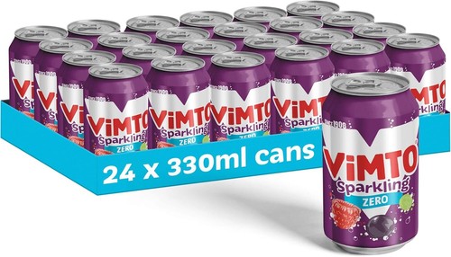 Vimto zero sugar 330ml - sugar,