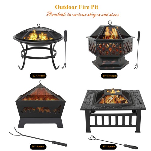 Outdoor fire pit wood - fire,