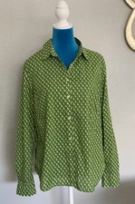 TALBOT'S WOMENS GREEN DOG &