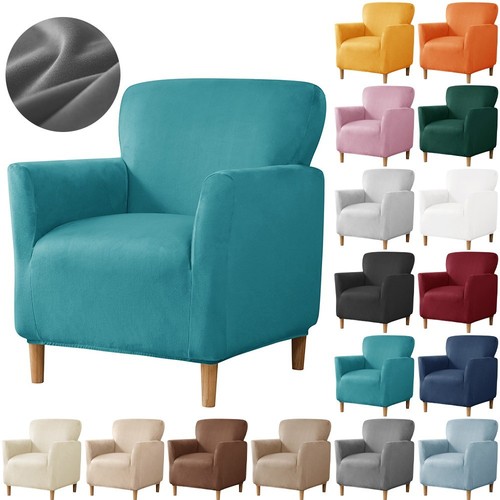 Single sofa velvet cover - sofa,
