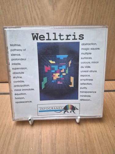 Welltris for amstrad - welltris, disc