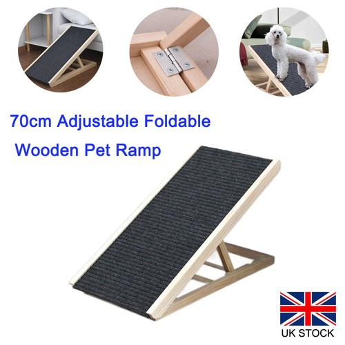 Wooden dog ramp 70cm - wooden,