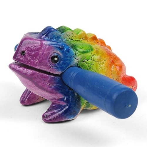Frog guiro rainbow - frog,