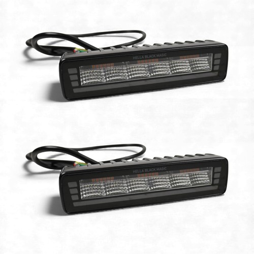 Pair hella black - black, led