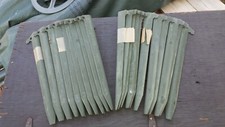 New Lot 16 US Genuine Aluminum Military Surplus Camping Heavy Duty Tent Stakes