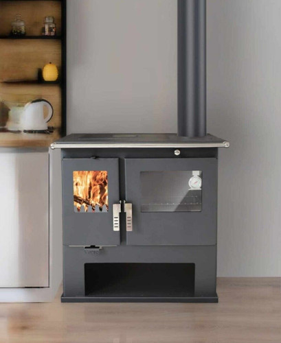 Cooking wood burning stove - burning,