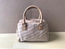 Aquascutum Beige Monogram Handbag