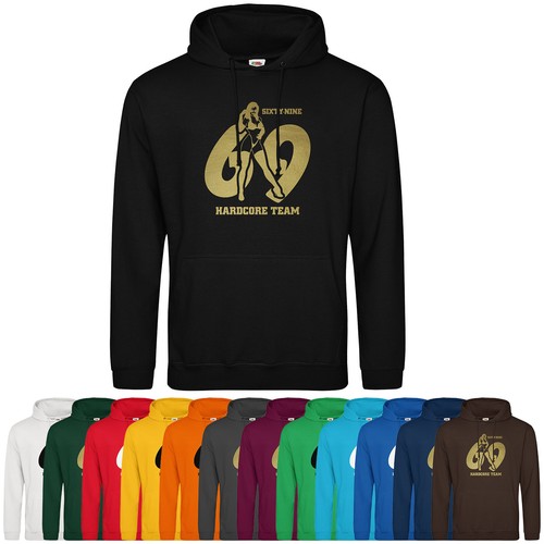 Sixtynine hardcore team hoodie - hardcore,