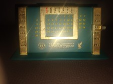 Vintage Desk Perpetual Calendar Green And Gold - Pelita Air Service 