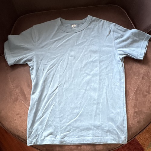 Uniqlo men blue crew - blue,