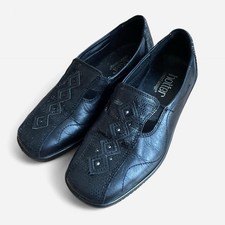 Hotter Comfort Concept Black Slip-Ons Women UK 5 / EU 38 England flats