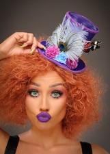 Womens Purple Mad Hatter Mini