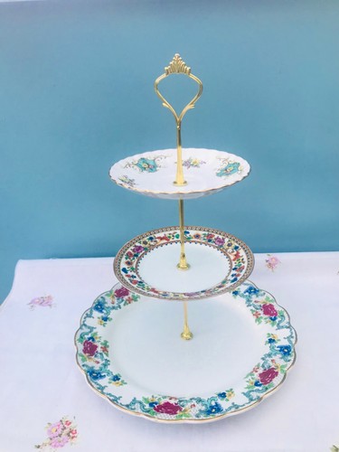 Pretty tier cake stand - cake,