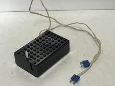 Lego BB0045 Electric 4.5v Battery Box Black & 2 Prong Connector Wire Untested