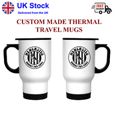 NEWCASTLE HOWAY THE LADS TRAVEL MUG PREMIUM STAINLESS STEEL INSULATED TEA COFFEE