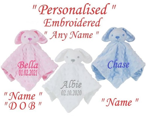 Personalised baby comforter - personalised,