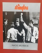 The STRANGLERS POSTER Nice In Nice Orig. vintage UK Promo Poster 57cm x 43cm Ex