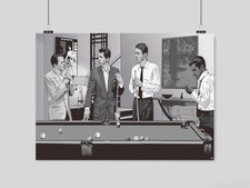 THE RAT PACK CARTOON POSTER