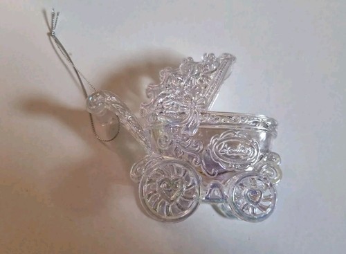 Iridescent plastic ornate - ornate, baby