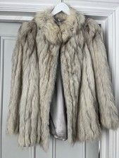 Genuine silver fox coat - genuine,