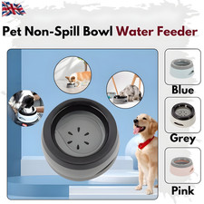 Pet Dog Splash Water Bowl