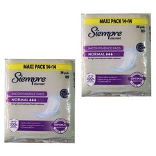 Siempre Discreet Pads Normal by LIDL for Female or Male - 56 Pads