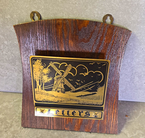 Vintage wooden letter - wooden, rack