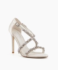 Dune London Womens White Satin