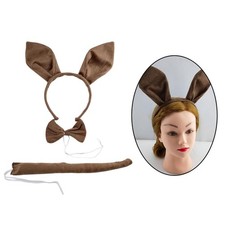 Bunny ears headband - bunny, tail