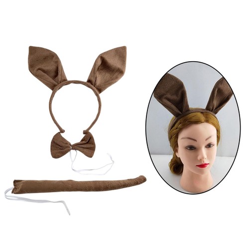 Bunny ears headband tail - bunny,