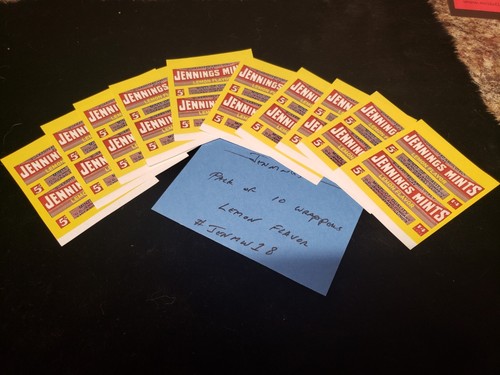 Repro lemon flavor wrappers - lemon,