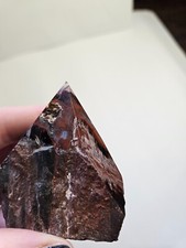 Petrified wood stubby point/ tower - 195g/ 6cm approx