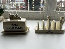 Lurpack Butter Dish And Toast