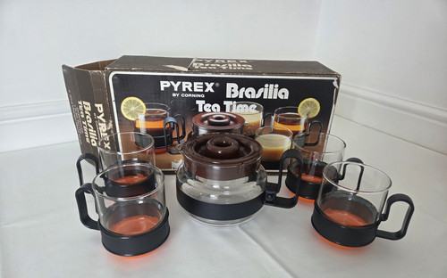 Vintage pyrex brasilia - pyrex, pot