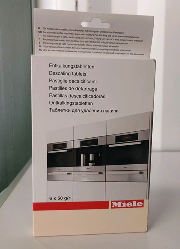 New miele descaling tablets - new,