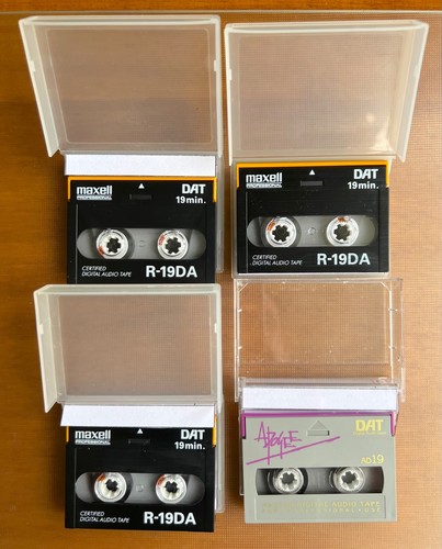 Digital audio dat tapes - tapes,