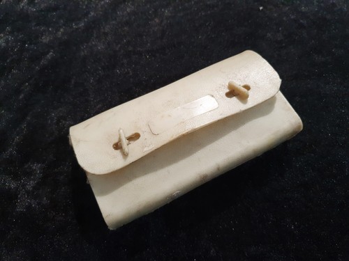 Vintage white bicycle - , saddle