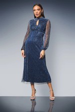 Principles Blue A-Line Dress Womens Party Dresses