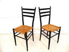 Vintage Italian Ponti style early Ikea 1970s Calypso chairs rare pair in uk