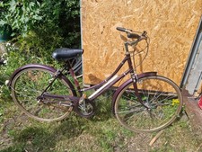 Raleigh Cameo Burgundy Vintage Dutch Bike Bicycle with Brooks Saddle