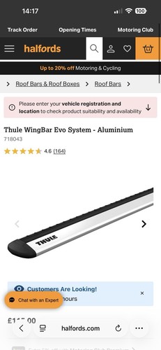 Thule roof bars - thule,