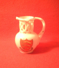 Crested China Puzzle Jug Ponders End Crest